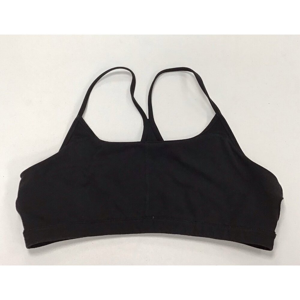 Fabletics Sports Bra Womens XL Black Mesh Low Impact 🩶 - Picture 3 of 4